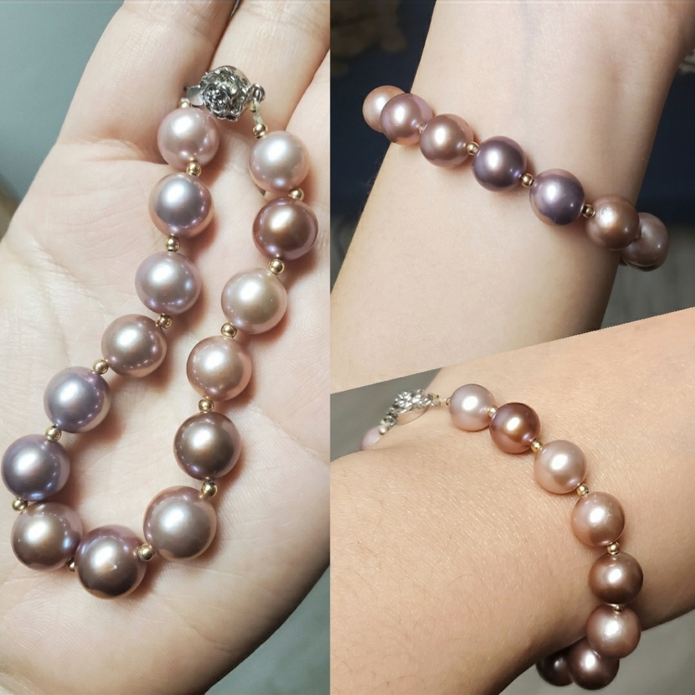 Handmade pearl bracelet